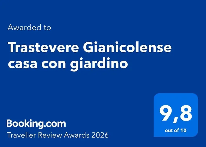 Trastevere Gianicolense Casa Con Giardino Appartement *